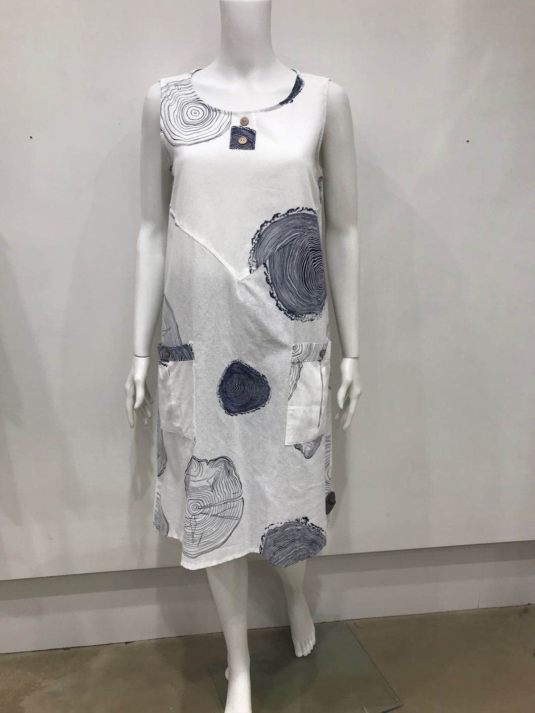 Rustic print dress