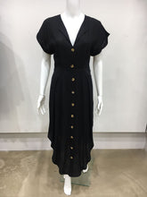 Load image into Gallery viewer, Cap sleeve button through dress
