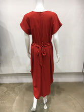 Load image into Gallery viewer, Cap sleeve button through dress
