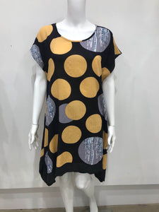 Circle print dress