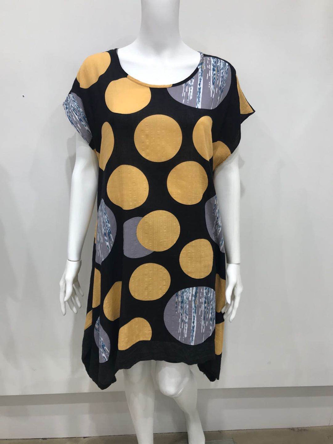 Circle print dress