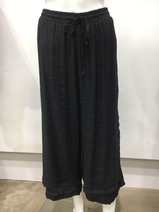 Double layered 3/4 pants