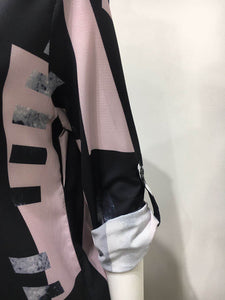 Rolled sleeves top