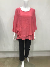 Load image into Gallery viewer, Double layer round neck top

