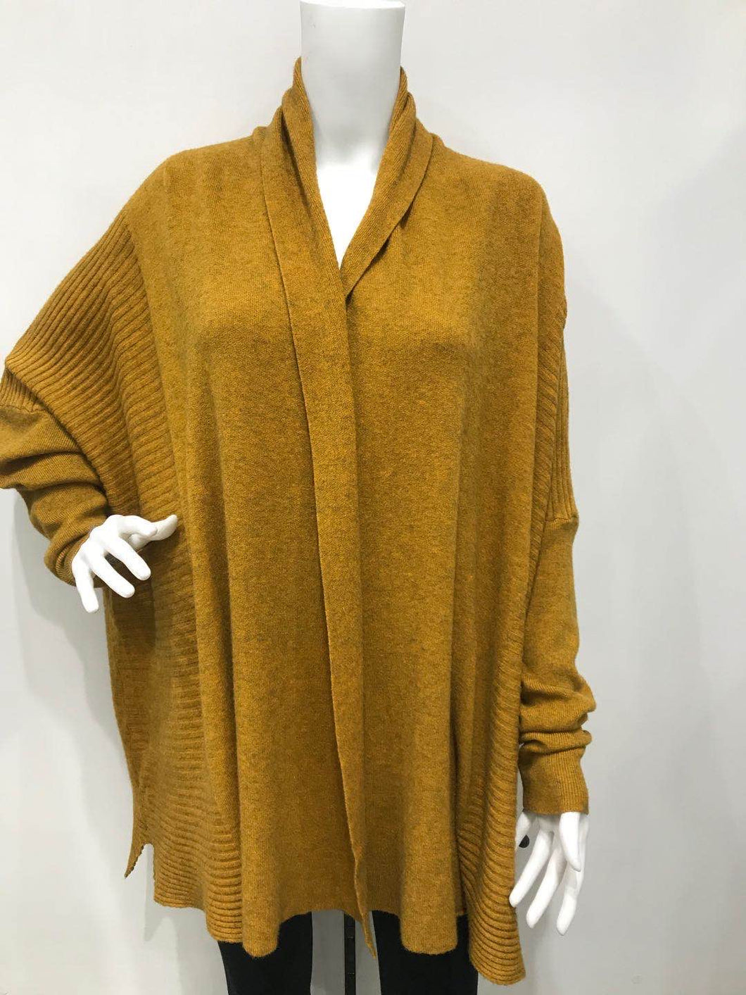Ribbed cardigan