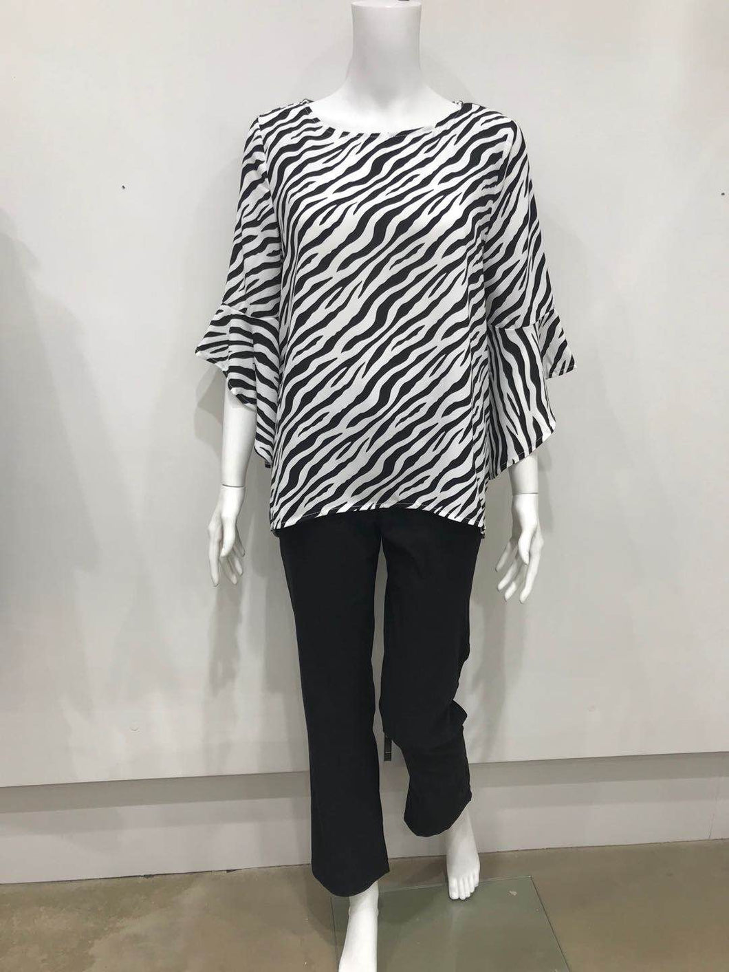 Bell sleeved top