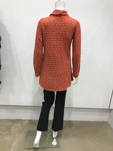 Cowl neck jumper