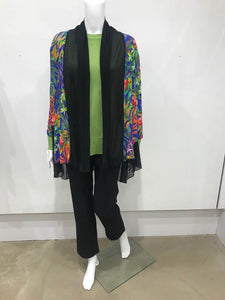 Fern print throw