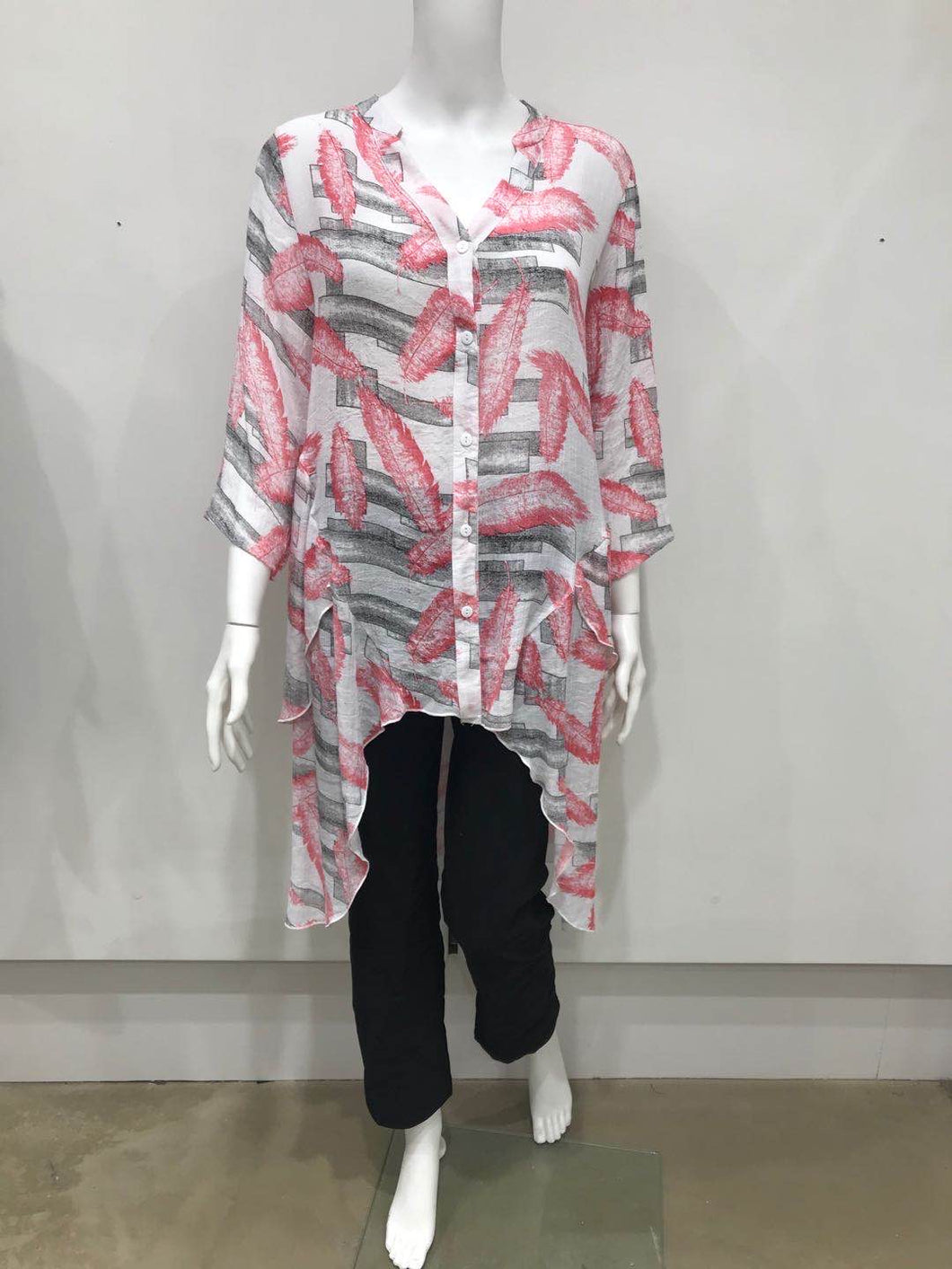Light button up tunic