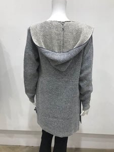 Hooded cardigan