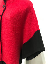 Load image into Gallery viewer, Wool poncho jacket
