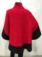 Load image into Gallery viewer, Wool poncho jacket
