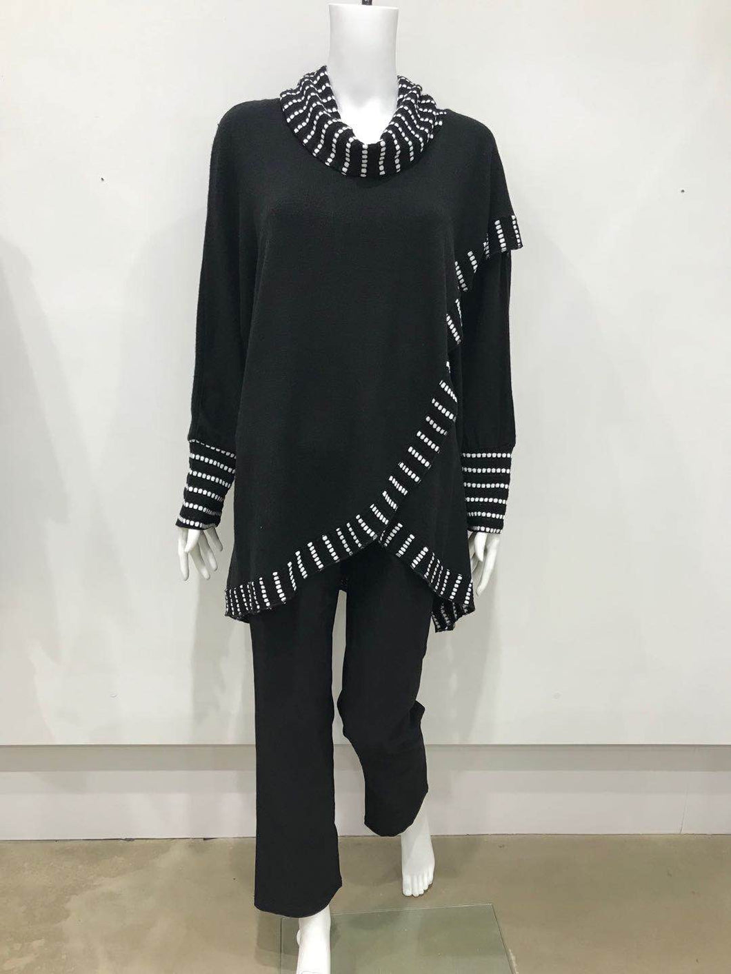 Cowl neck jumper